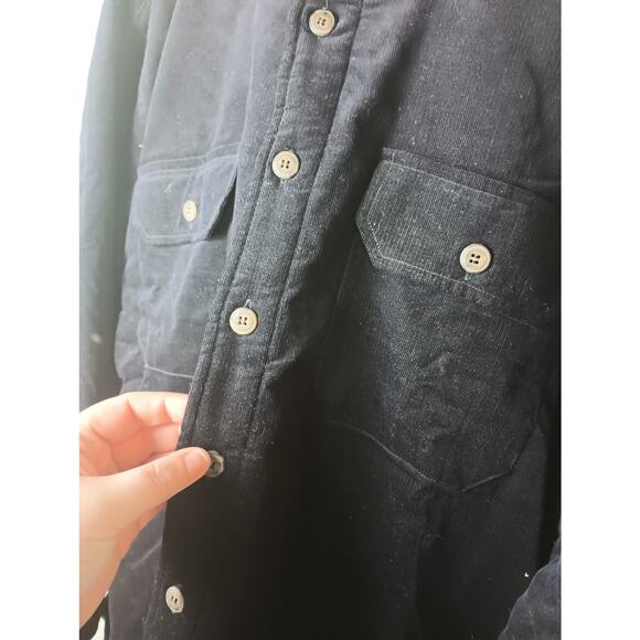 Vtg Ozark Trail Corduroy Flannel Plaid Lined Shacket Men's Large NWT Dead Stock - Picture 5 of 8